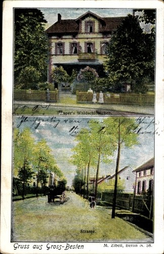 Groß besten bestensee - ak, groß-besten